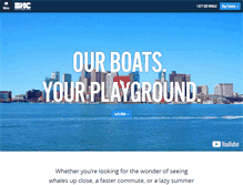 Tablet Screenshot of bostonharborcruises.com